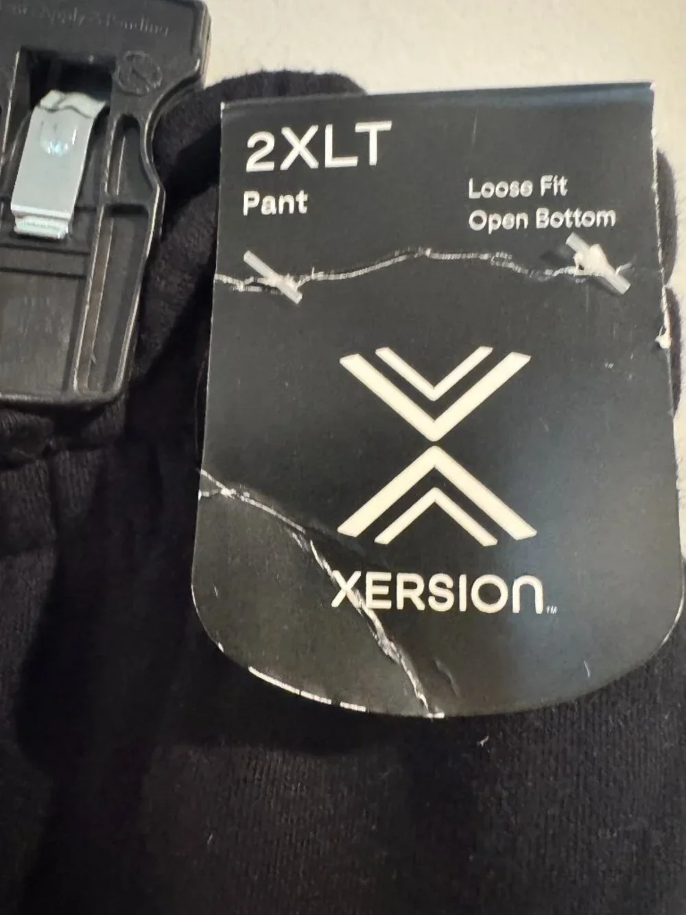 Xersion Black Loose fit open Bottom Men's Joggers size 2X